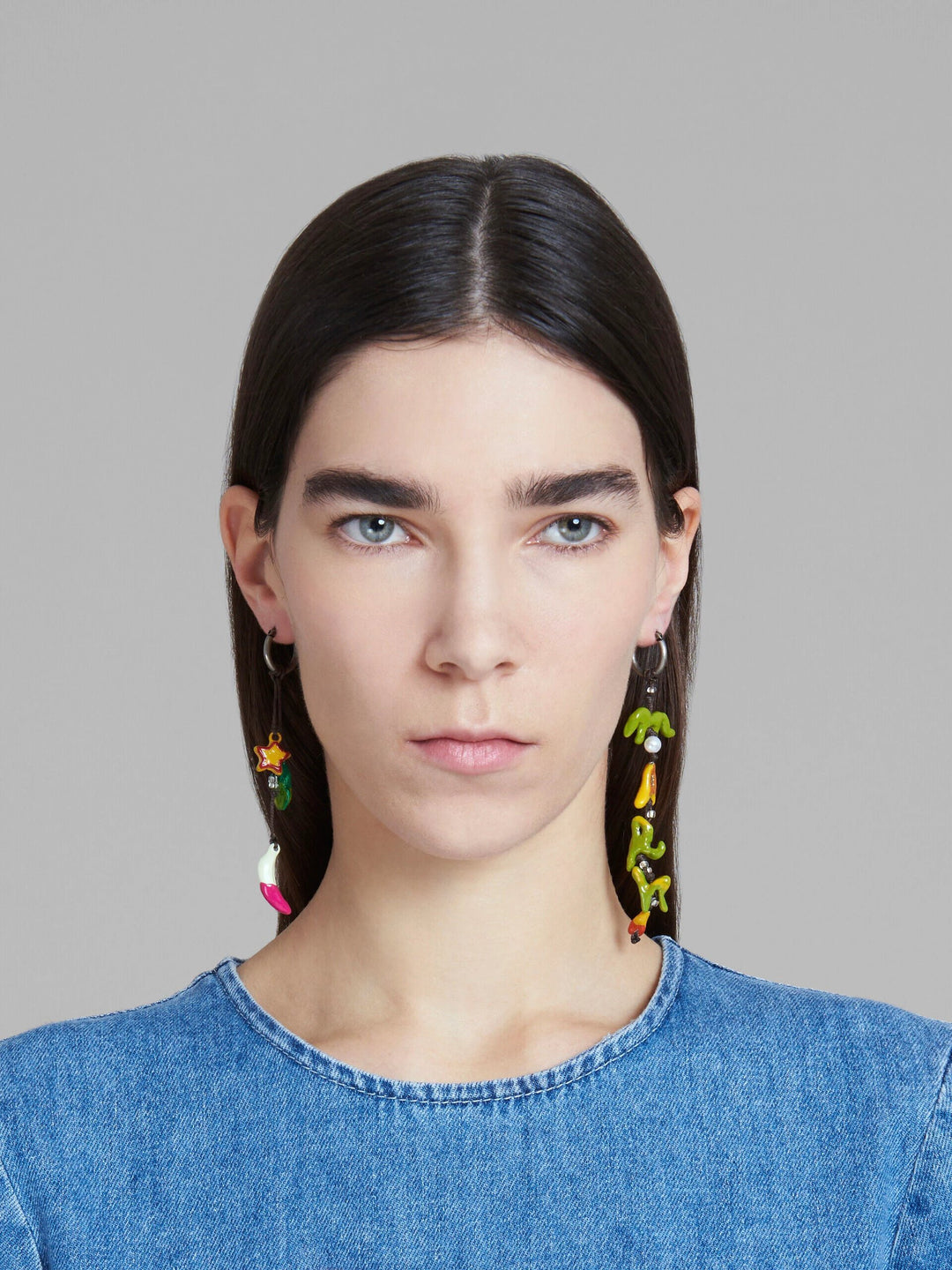 Marni Sample Sale Marni Multicolor Fibres Earrings - | Designer outlet