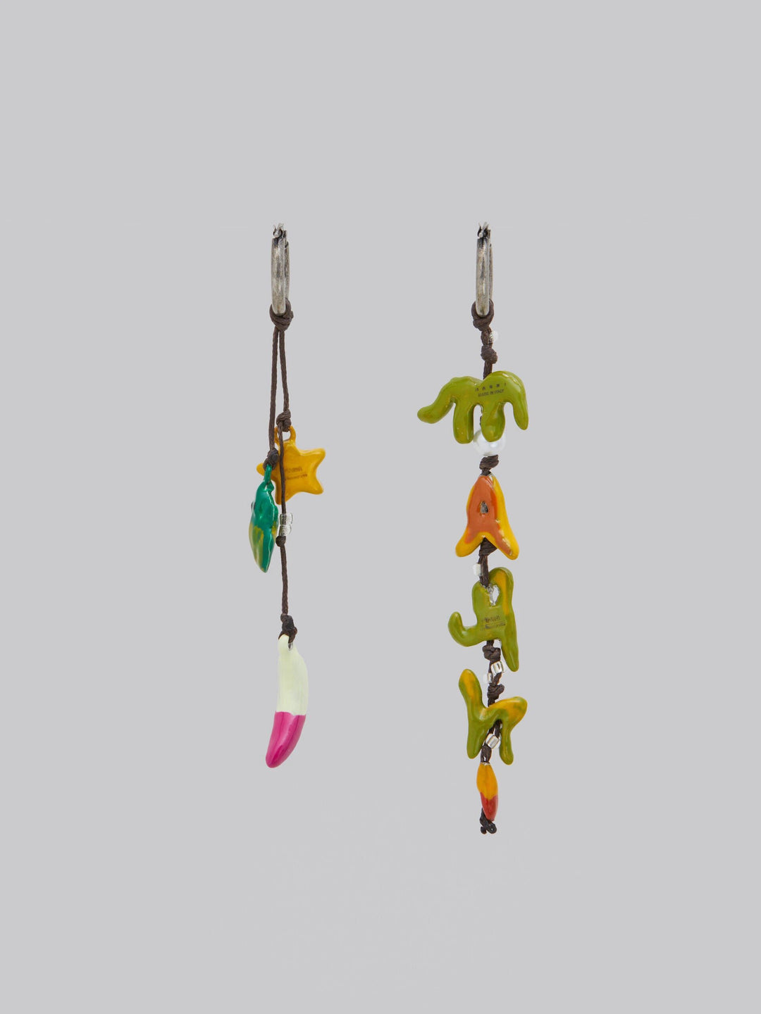 Marni Sample Sale Marni Multicolor Fibres Earrings - | Designer outlet