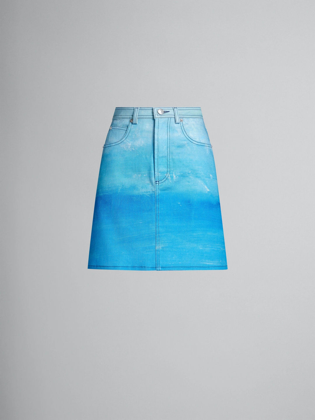 Marni Sample Sale Marni Blue Denim Skirt - | Designer outlet