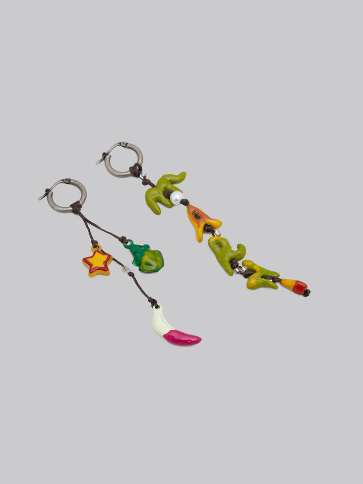 Marni Sample Sale Marni Multicolor Fibres Earrings - | Designer outlet