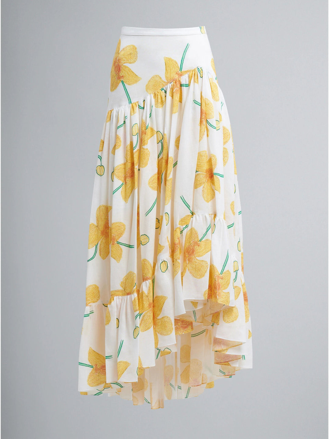 Marni Sample Sale Marni Yellow Fibres Long Skirt - | Designer outlet