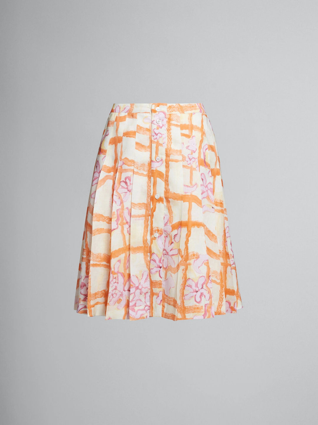 Marni Sample Sale Marni Yellow Fibres Midi Skirt - | Designer outlet