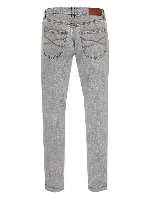 Brunello Cucinelli Sample Sale Brunello Cucinelli Black Cotton Slim Fit Jeans - | Designer outlet