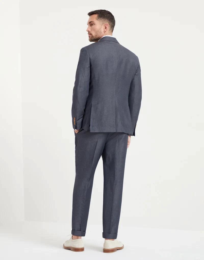 Brunello Cucinelli Sample Sale Brunello Cucinelli Gray Wool Two-Piece Suit - | Designer outlet