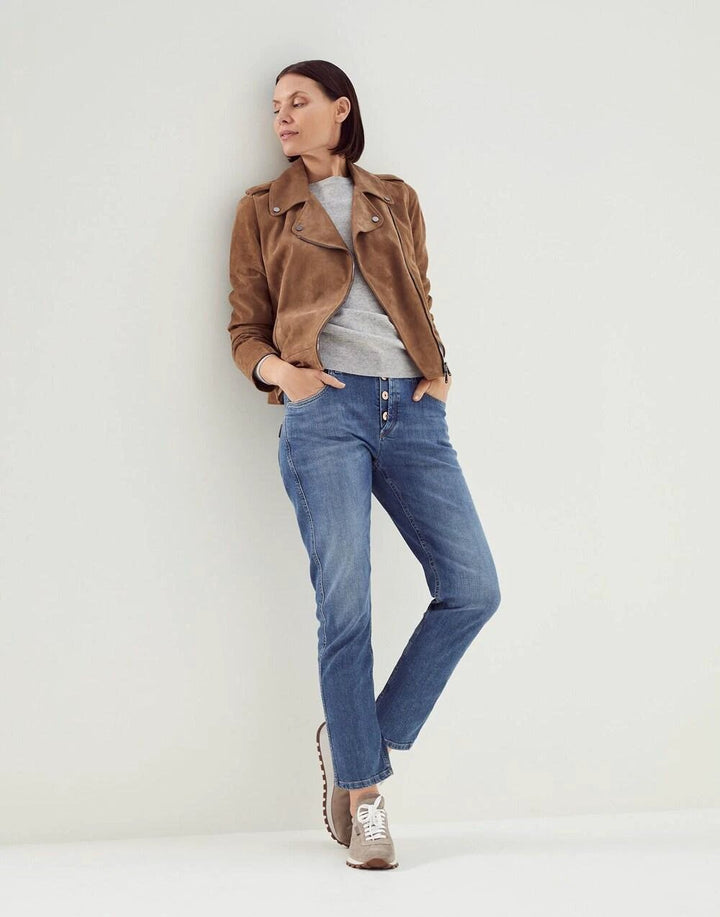 Brunello Cucinelli Sample Sale Brunello Cucinelli Beige Cotton Straight-Leg Jeans - | Designer outlet