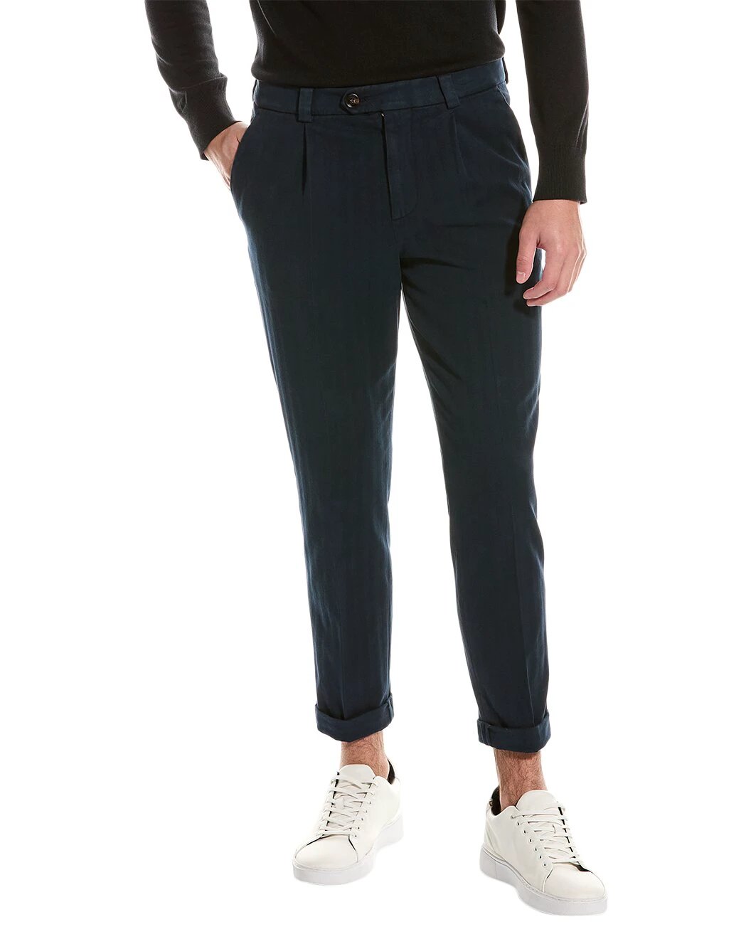 Brunello Cucinelli Sample Sale Brunello Cucinelli Blue Cotton Casual Pants - | Designer outlet