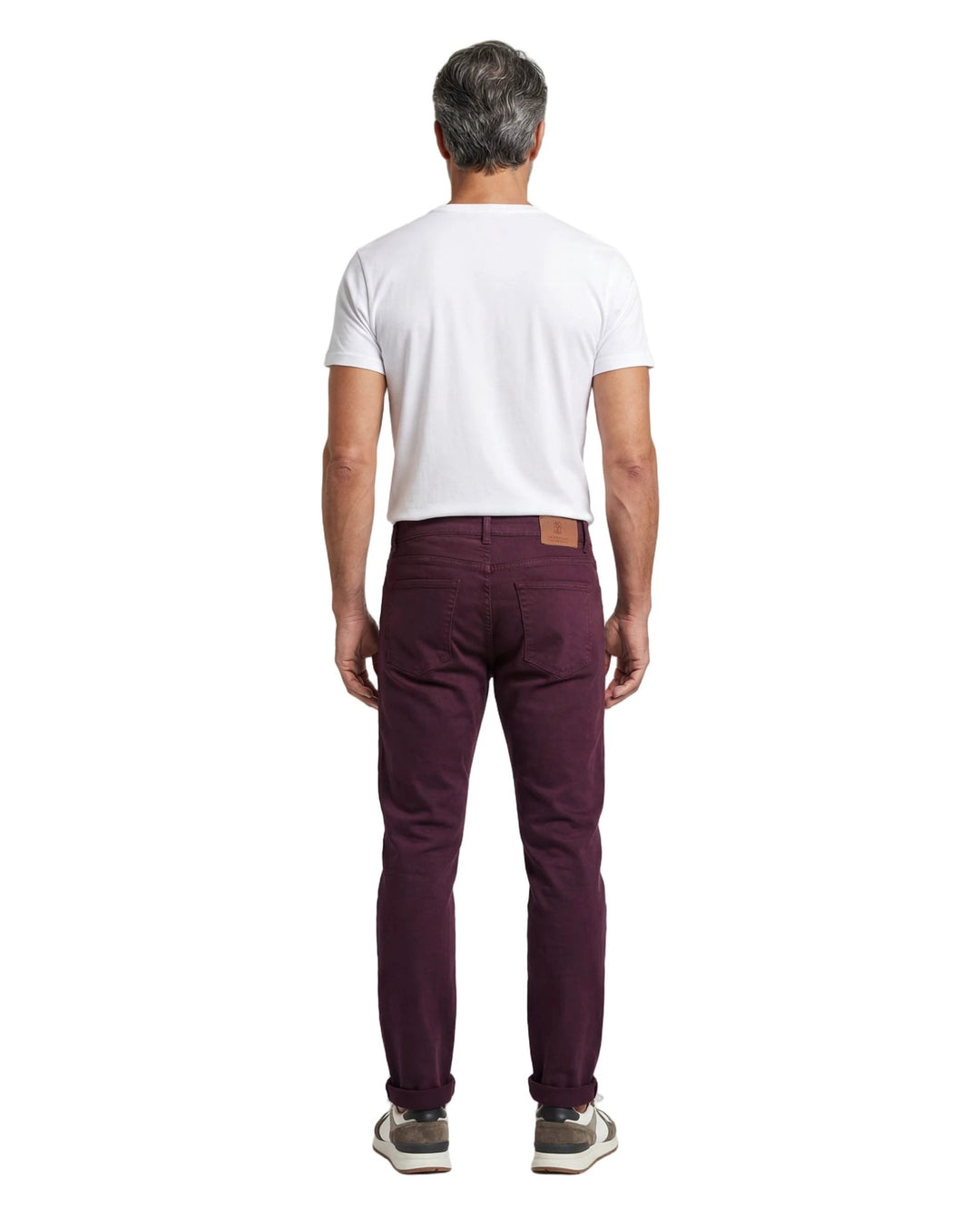Brunello Cucinelli Sample Sale Brunello Cucinelli Burgundy Cotton Pants - | Designer outlet