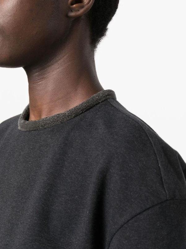 Brunello Cucinelli Gray Cotton Casual Dress