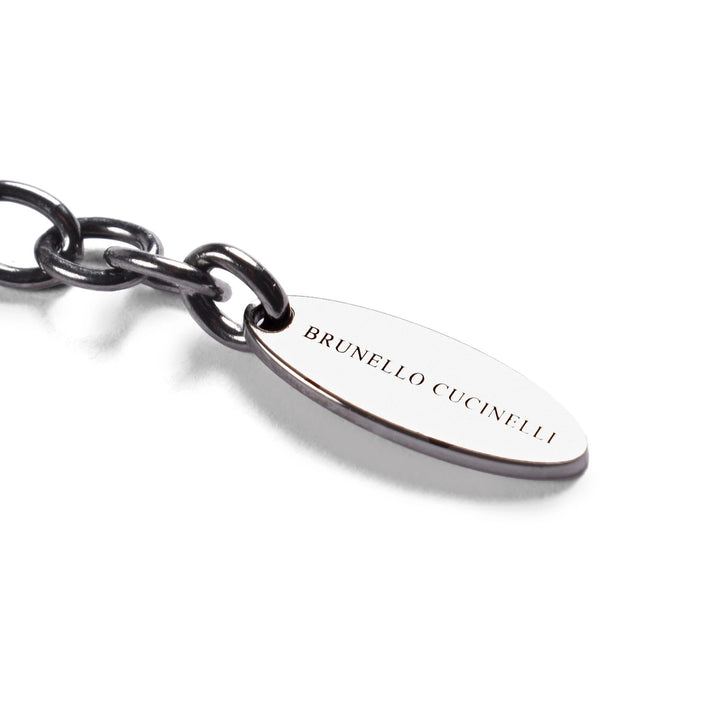 Brunello Cucinelli Sample Sale Brunello Cucinelli Black Silver Necklace - | Designer outlet