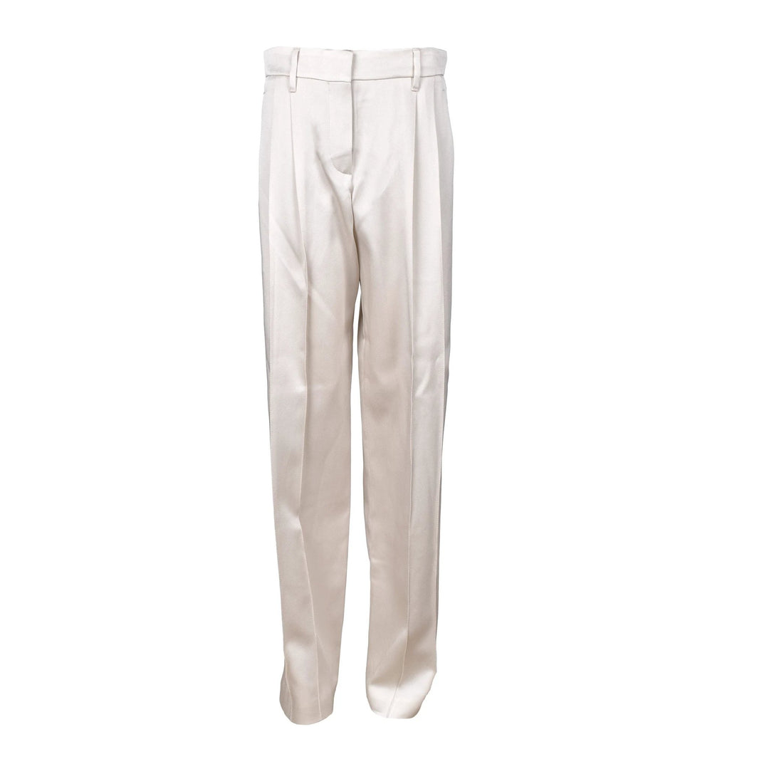 Brunello Cucinelli Sample Sale Brunello Cucinelli Yellow Acetate Dress Pants - | Designer outlet