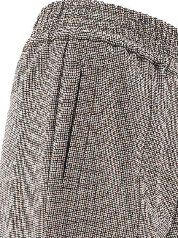 Brunello Cucinelli Bicolor Wool Casual Pants
