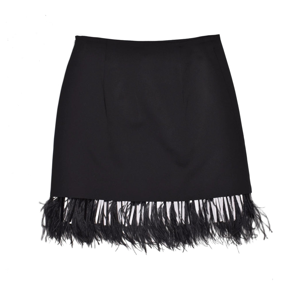 Brunello Cucinelli Sample Sale Brunello Cucinelli Black Acetate Mini Skirt - | Designer outlet