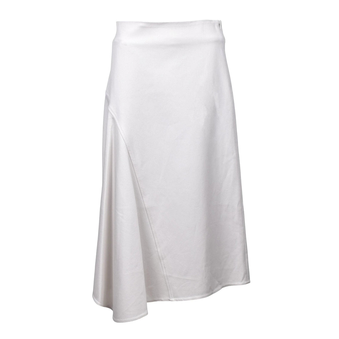 Brunello Cucinelli Sample Sale Brunello Cucinelli White Cotton Midi Skirt - | Designer outlet