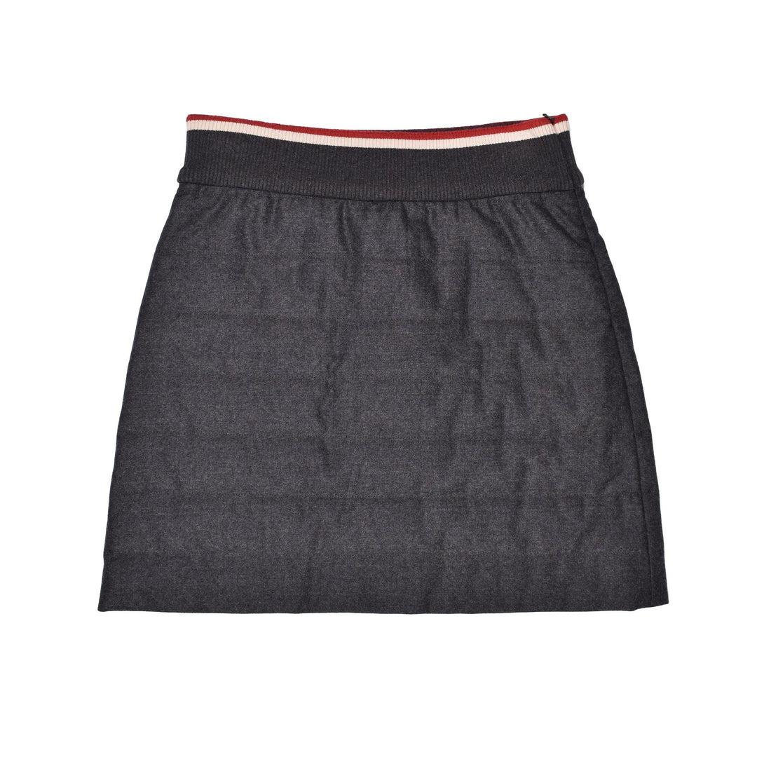 Brunello Cucinelli Sample Sale Brunello Cucinelli Gray Wool Skirt - | Designer outlet