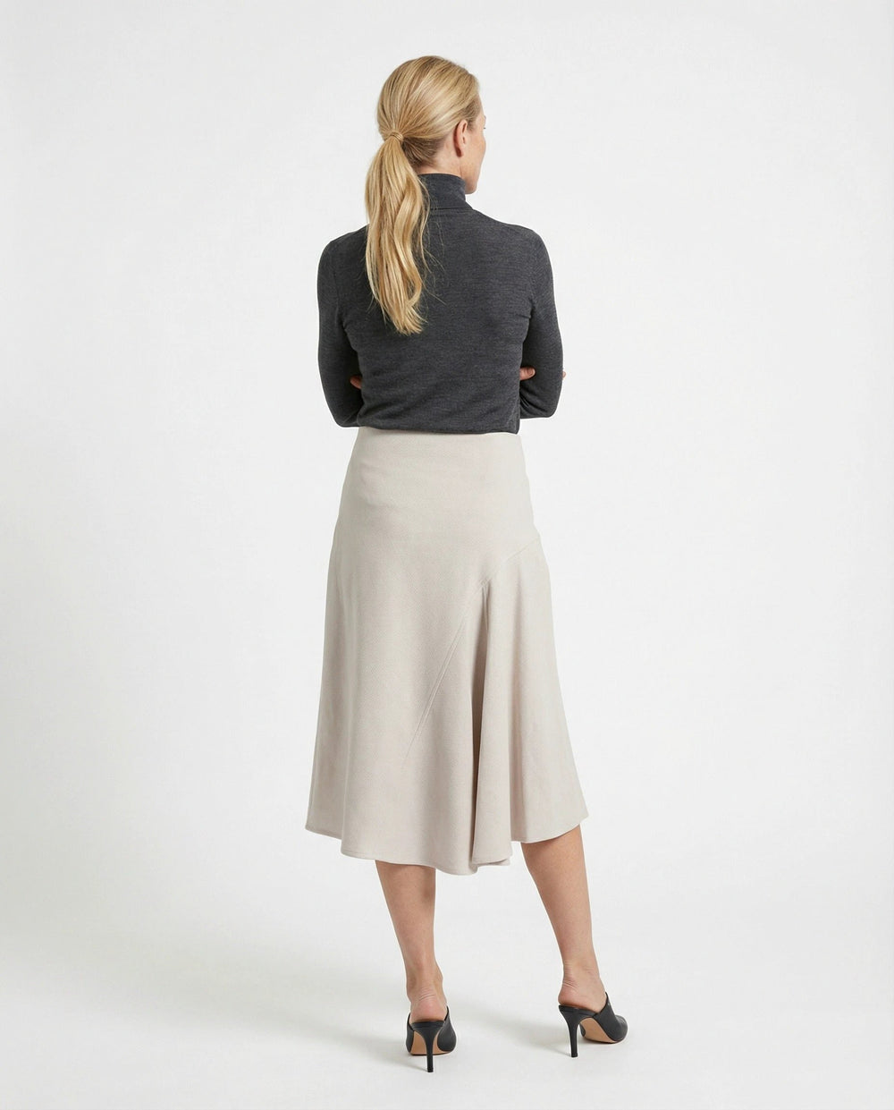 Brunello Cucinelli Sample Sale Brunello Cucinelli White Cotton Midi Skirt - | Designer outlet