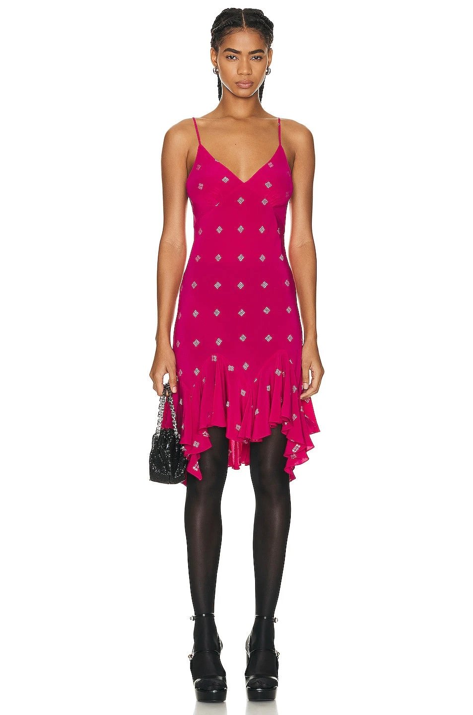 Givenchy Sample Sale Givenchy Fuchsia Fibres Casual Dress - | Designer outlet