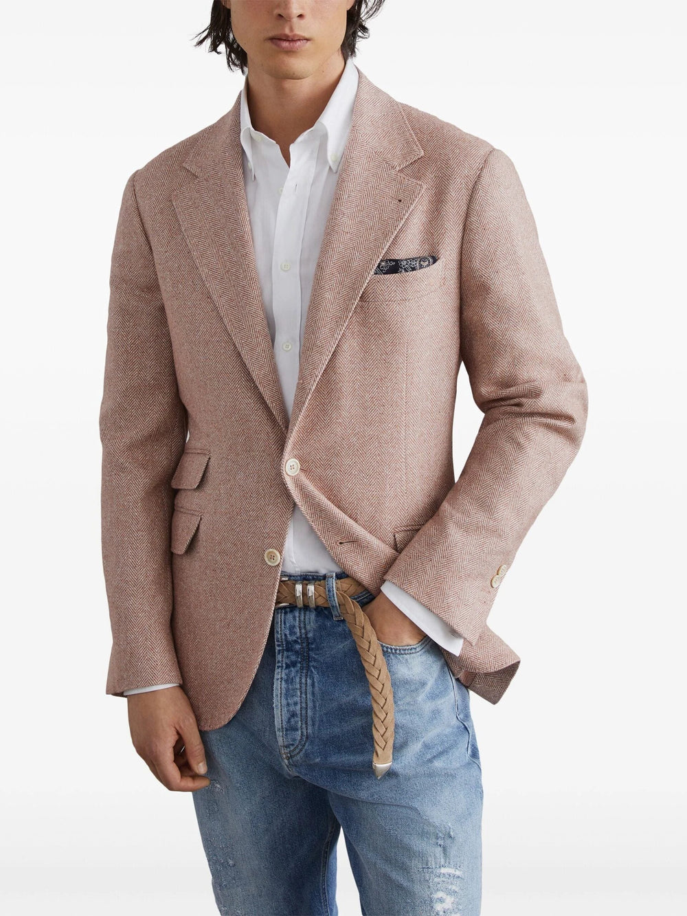 Brunello Cucinelli Sample Sale Brunello Cucinelli Orange Wool Blazer - | Designer outlet