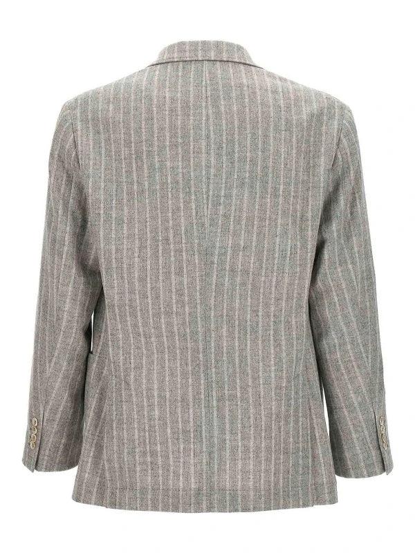 Brunello Cucinelli Sample Sale Brunello Cucinelli Pearl Leather Coat - | Designer outlet