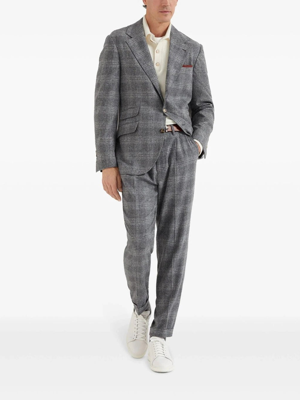 Brunello Cucinelli Sample Sale Brunello Cucinelli Gray Silk Blazer - | Designer outlet