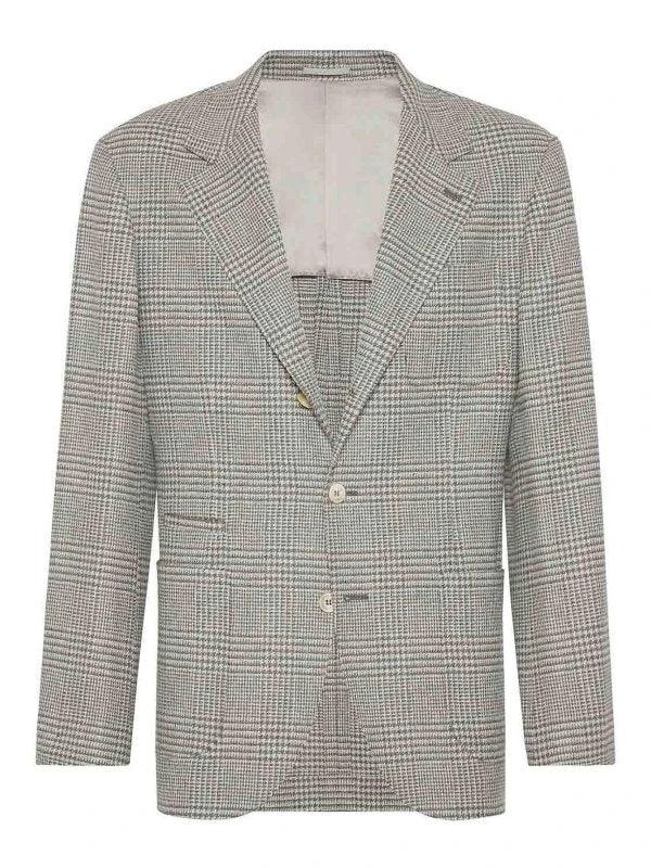 Brunello Cucinelli Sample Sale Brunello Cucinelli Army Wool Blazer - | Designer outlet