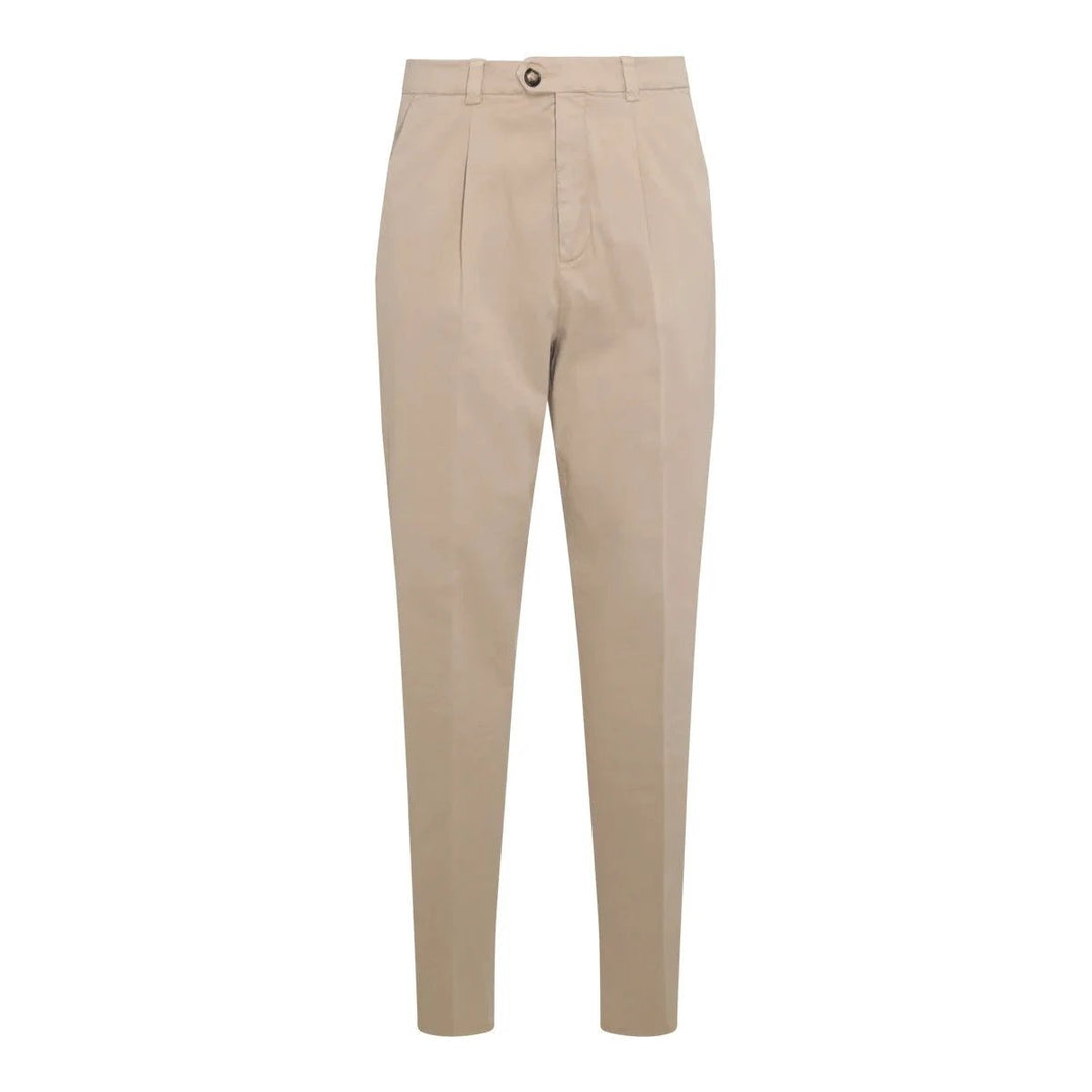 Brunello Cucinelli Sample Sale Brunello Cucinelli Brown Cotton Casual Pants - | Designer outlet