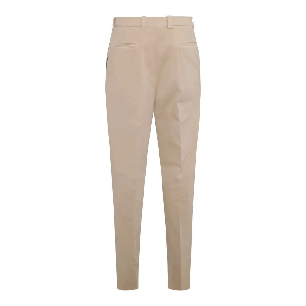 Brunello Cucinelli Sample Sale Brunello Cucinelli Brown Cotton Casual Pants - | Designer outlet