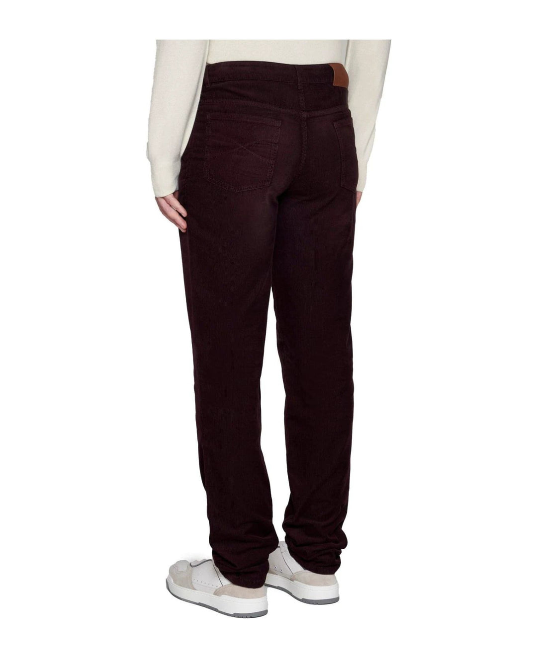 Brunello Cucinelli Sample Sale Brunello Cucinelli Purple Cotton Casual Pants - | Designer outlet