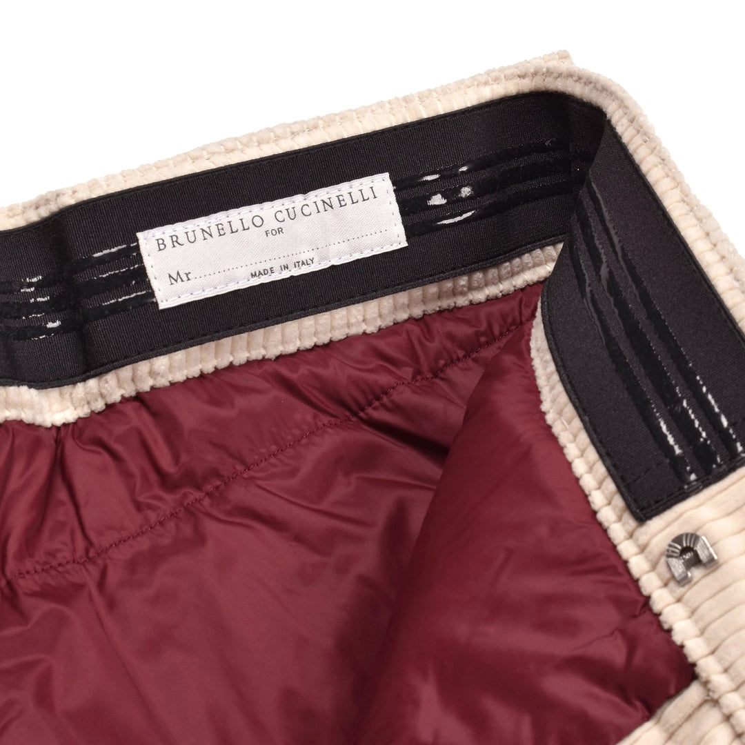 Brunello Cucinelli Sample Sale Brunello Cucinelli Bicolor Cotton Athletic Pants - | Designer outlet