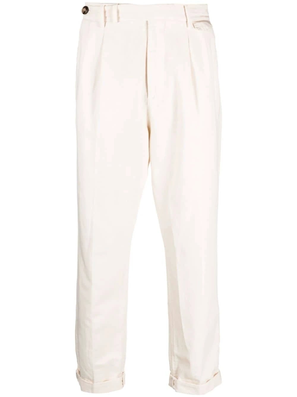 Brunello Cucinelli Sample Sale Brunello Cucinelli White Linen Casual Pants - | Designer outlet