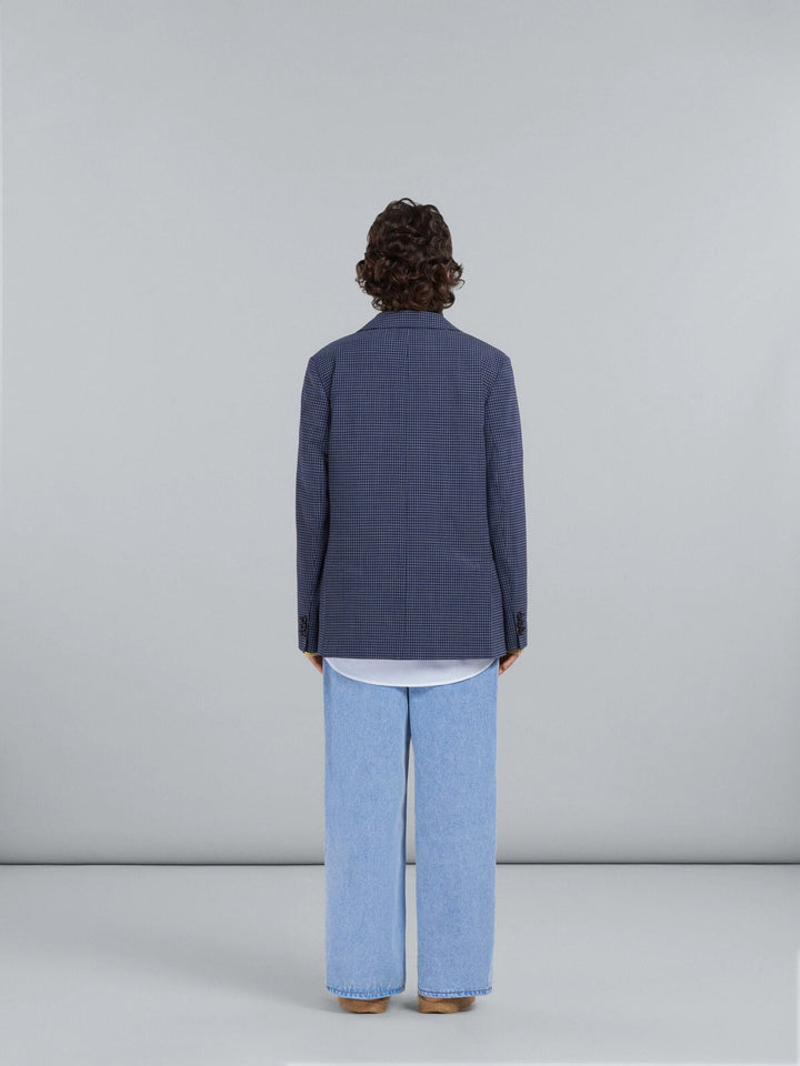 Marni Sample Sale Marni Blue Fibres Coat - | Designer outlet