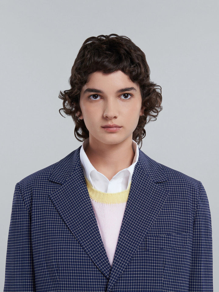 Marni Sample Sale Marni Blue Fibres Coat - | Designer outlet