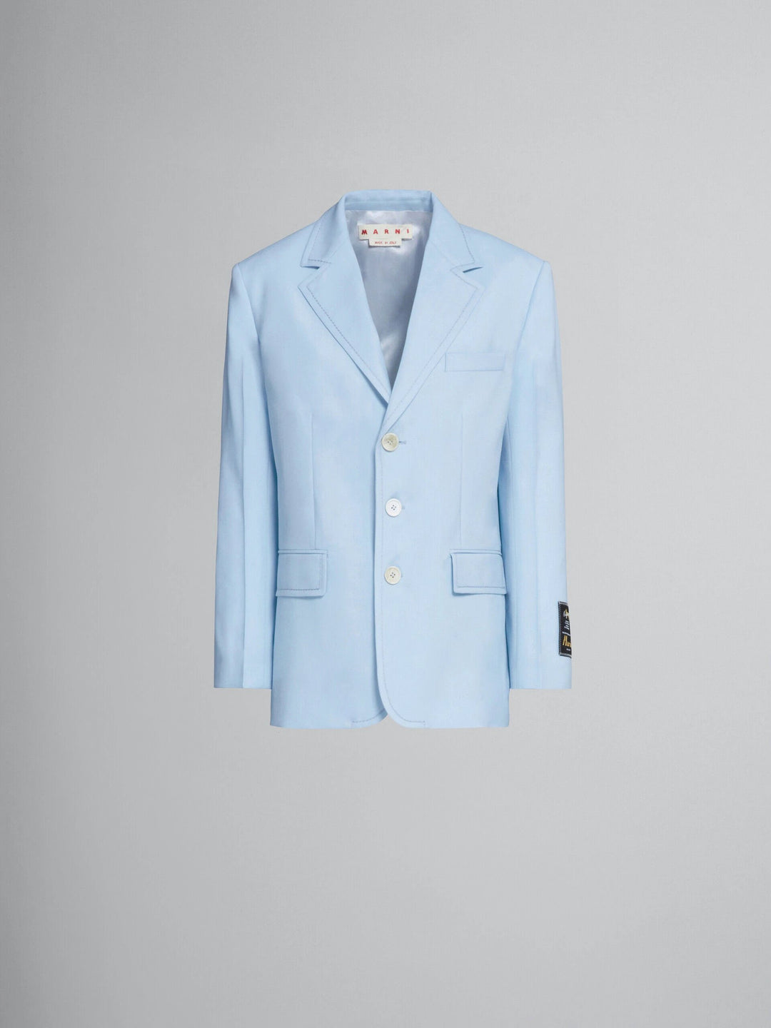 Marni Sample Sale Marni Gray Fibres Blazer - | Designer outlet