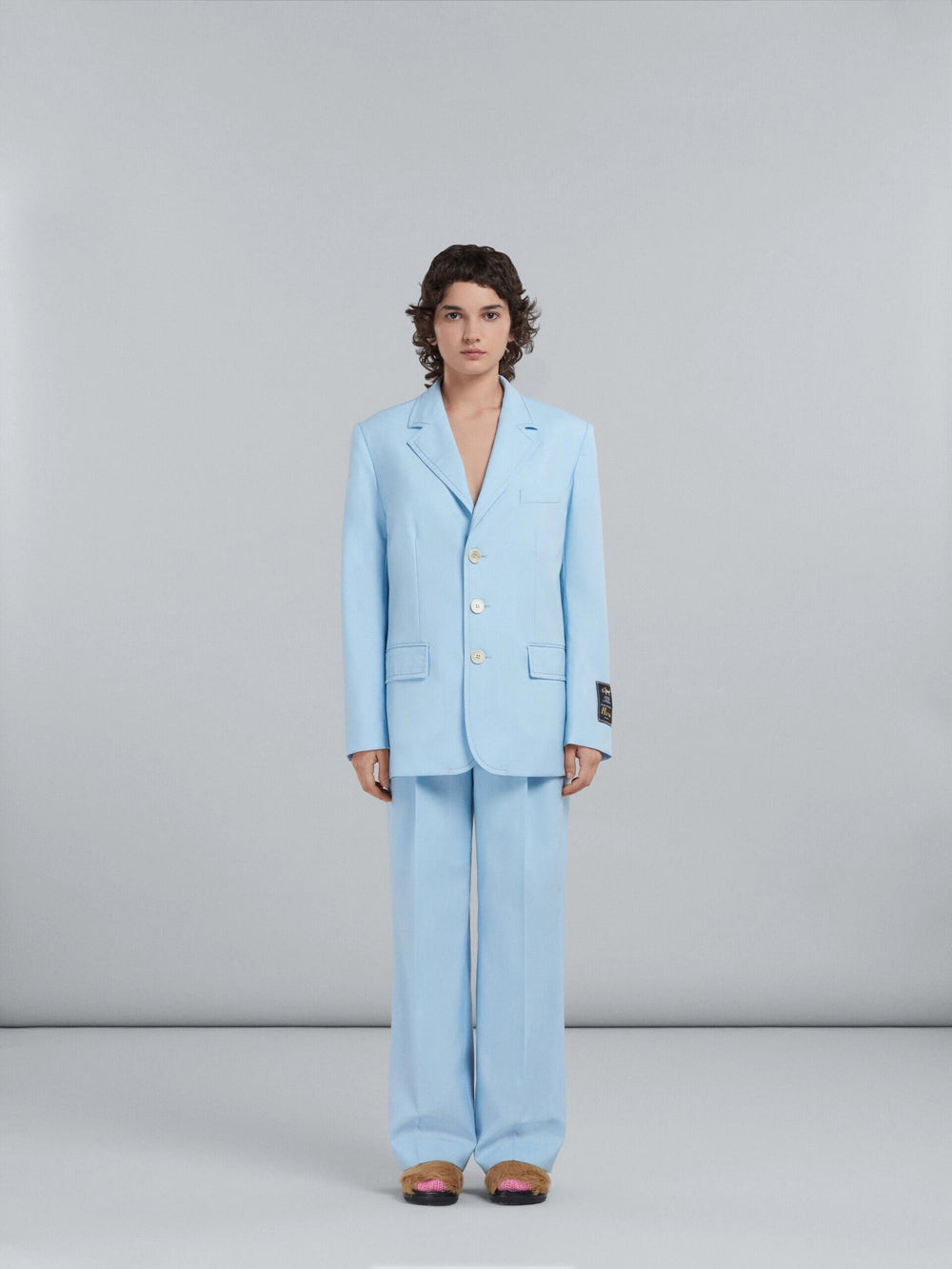 Marni Sample Sale Marni Gray Fibres Blazer - | Designer outlet