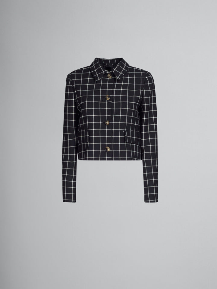 Marni Black Fibres Coat