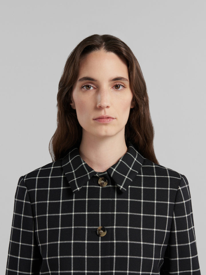 Marni Black Fibres Coat