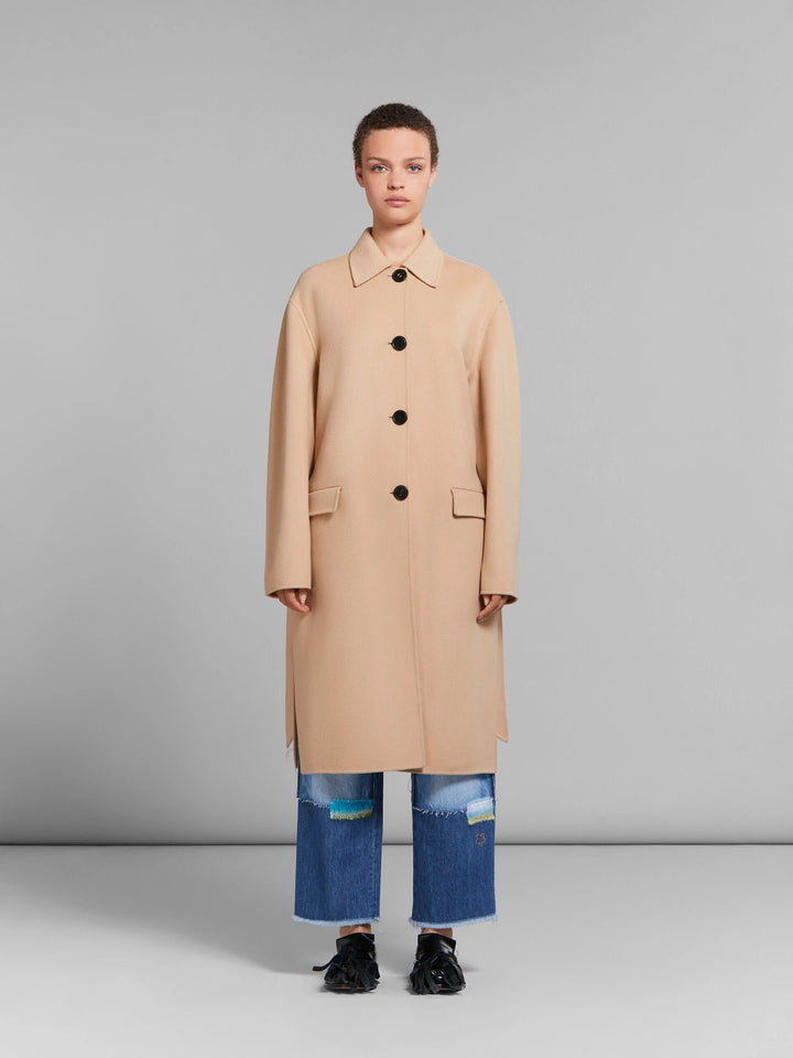 Marni Sample Sale Marni Brown Fibres Coat - | Designer outlet