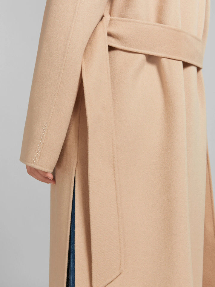 Marni Sample Sale Marni Brown Fibres Coat - | Designer outlet