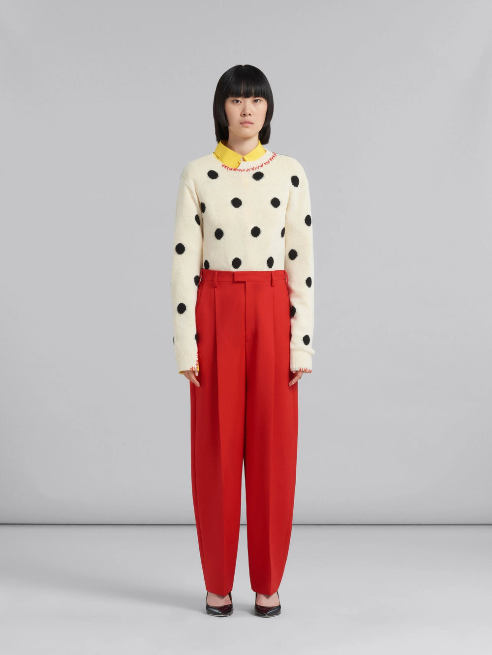 Marni Sample Sale Marni Bronze Fibres Casual Pants - | Designer outlet