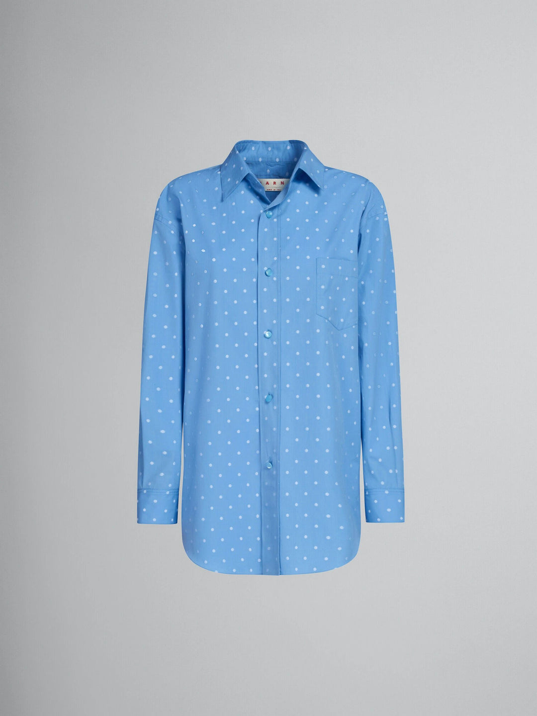 Marni Sample Sale Marni Blue Fibres Pattern Shirt - | Designer outlet