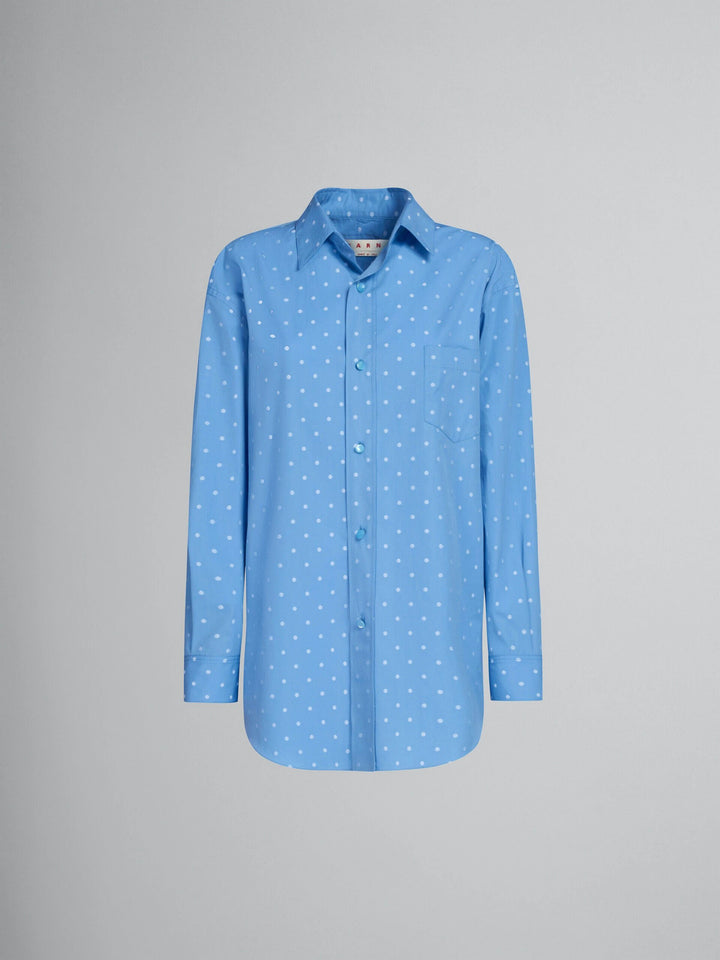 Marni Sample Sale Marni Blue Fibres Pattern Shirt - | Designer outlet