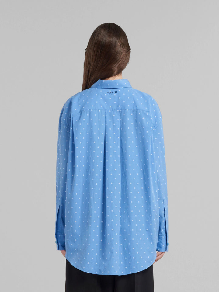 Marni Sample Sale Marni Blue Fibres Pattern Shirt - | Designer outlet