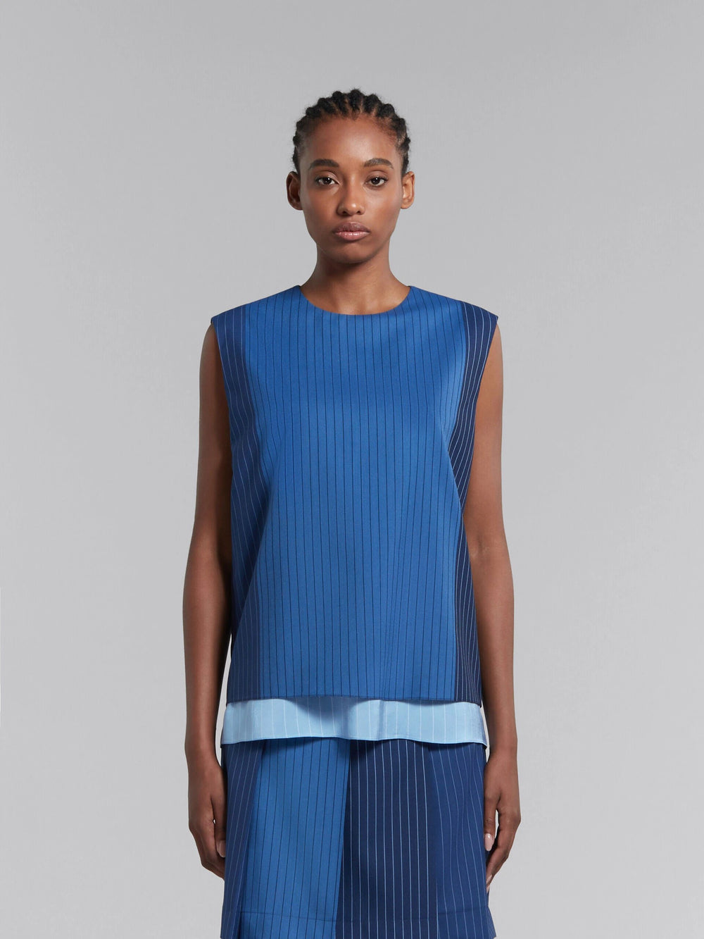 Marni Sample Sale Marni Blue Fibres Pattern Shirt - | Designer outlet