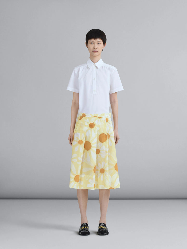 Marni Sample Sale Marni Yellow Fibres Midi Skirt - | Designer outlet