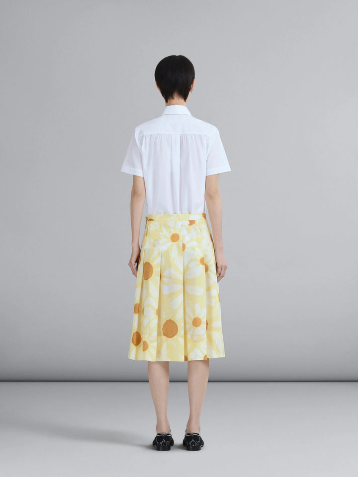 Marni Sample Sale Marni Yellow Fibres Midi Skirt - | Designer outlet