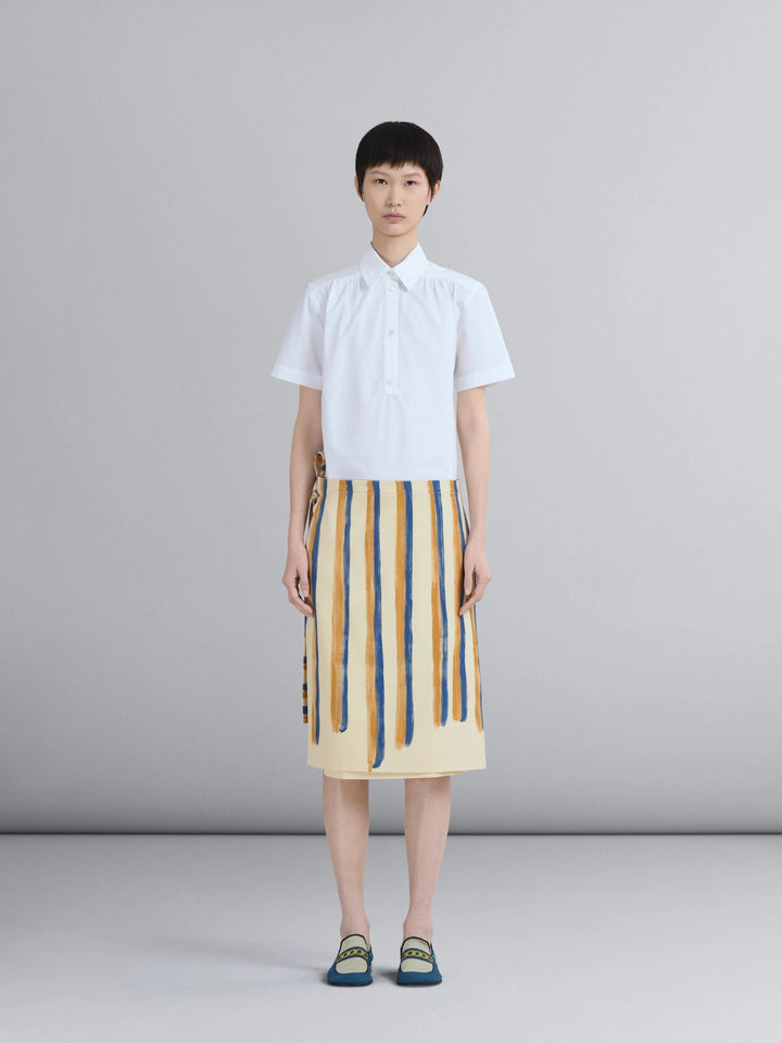 Marni Sample Sale Marni White Fibres Long Skirt - | Designer outlet