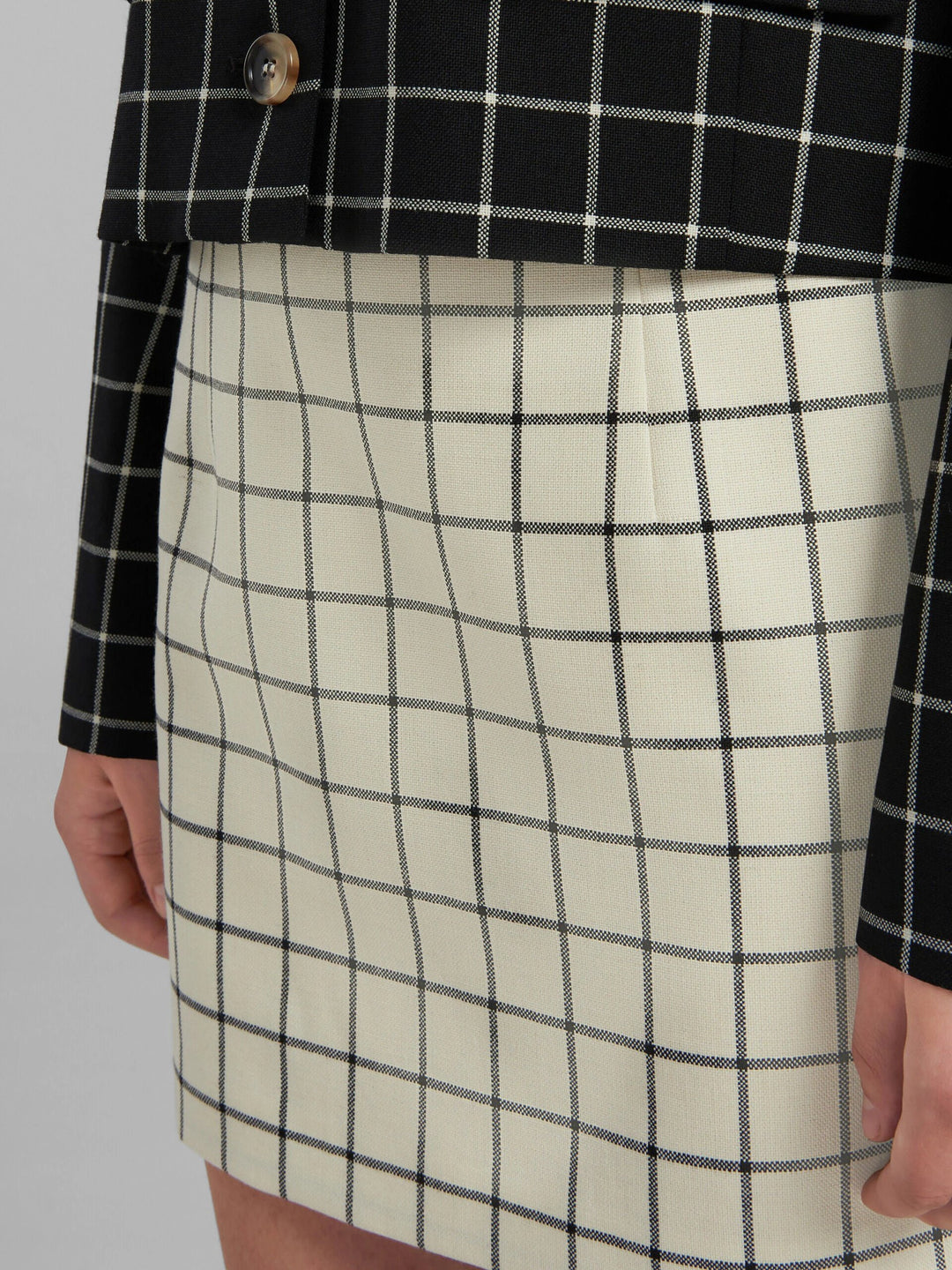 Marni Sample Sale Marni White Fibres Mini Skirt - | Designer outlet