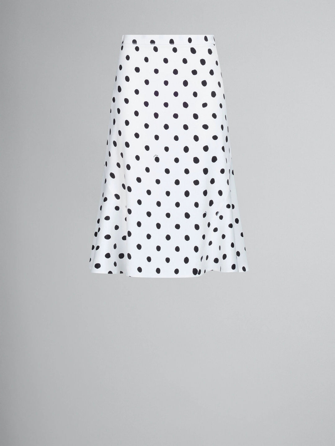 Marni Sample Sale Marni White Fibres Midi Skirt - | Designer outlet