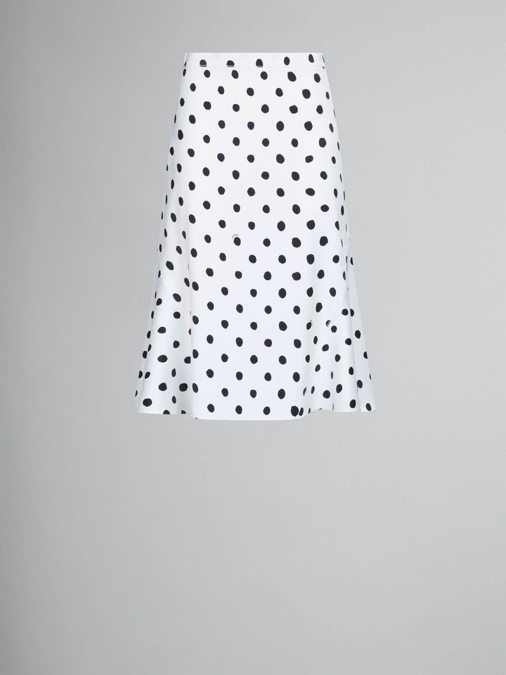 Marni Sample Sale Marni White Fibres Midi Skirt - | Designer outlet