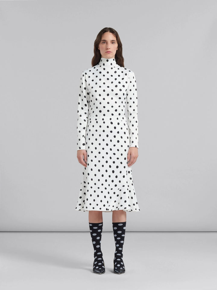 Marni Sample Sale Marni White Fibres Midi Skirt - | Designer outlet