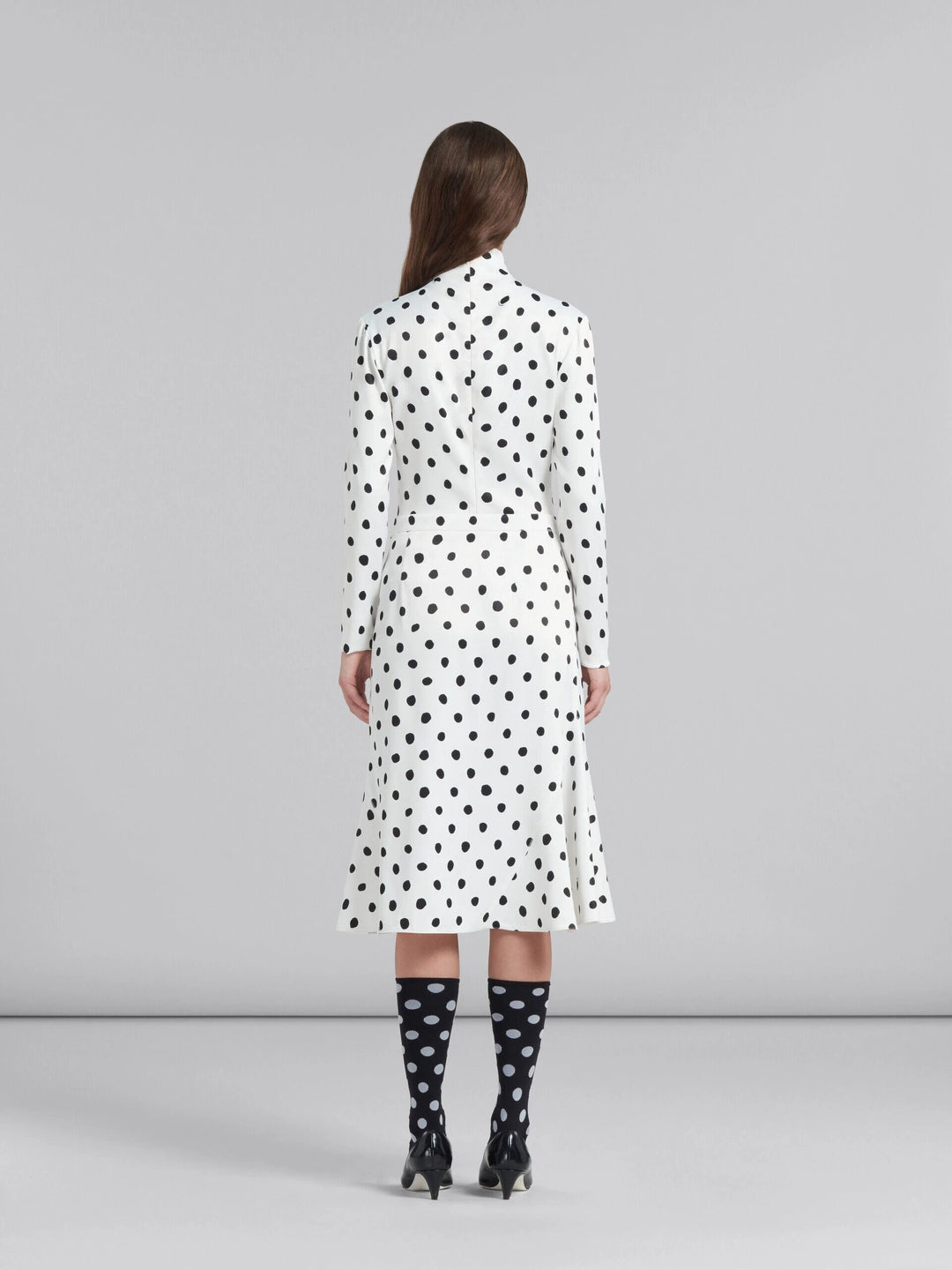Marni Sample Sale Marni White Fibres Midi Skirt - | Designer outlet